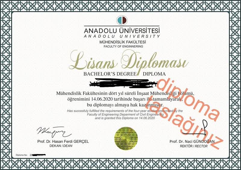 Diploma örneği 11