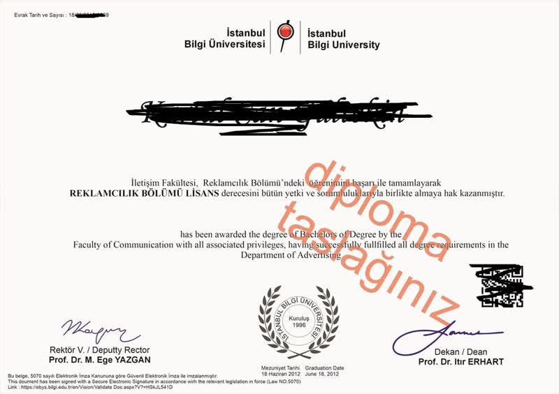Diploma örneği 9